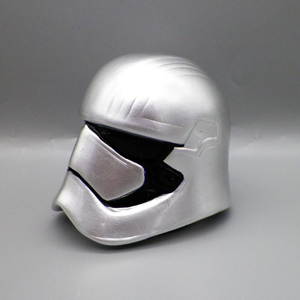 Star Wars Captain Phasma Storm Trooper Helmet Coin Bank 4.5” H Lucas Films Zak!